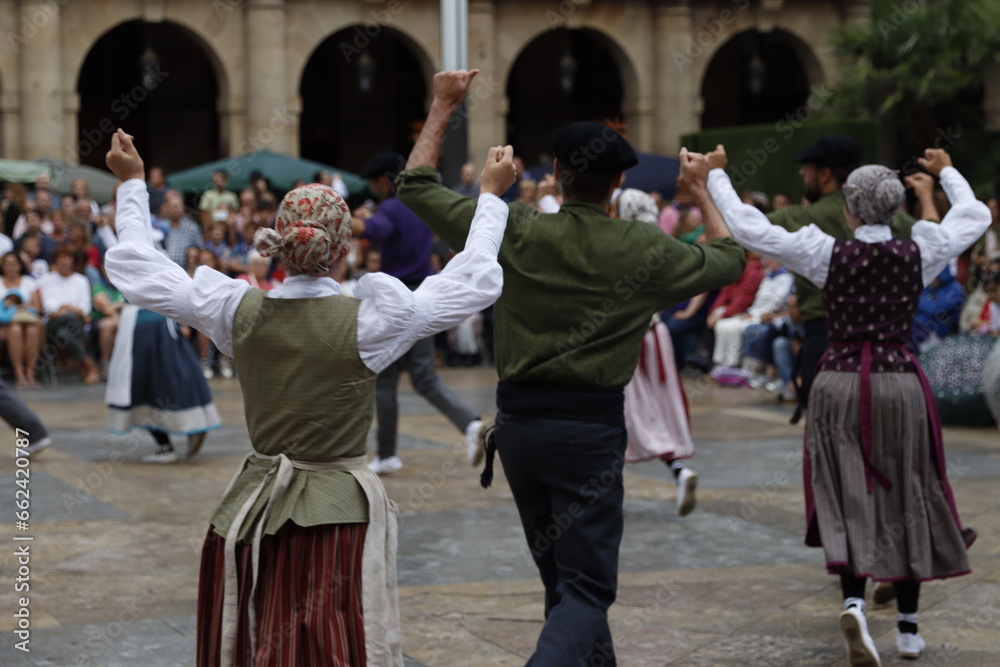 Basque folk dance outdoor festival Basque folk dance outdoor festival
