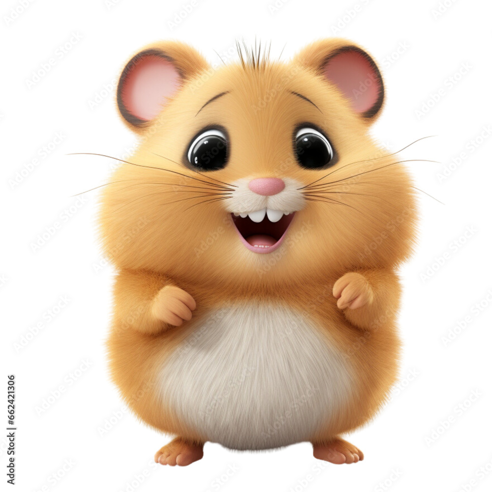 Adorable funny chubby cat, ai generative