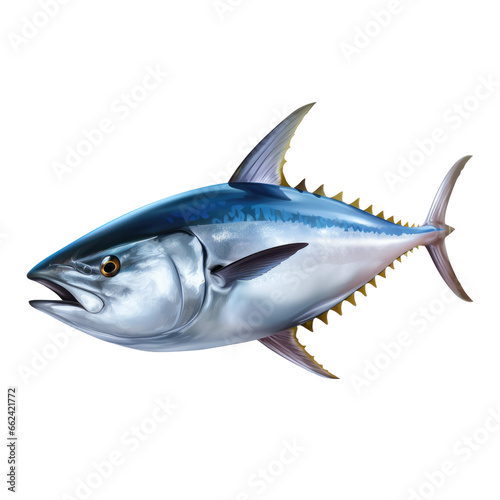 tuna isolated on transparent background 
