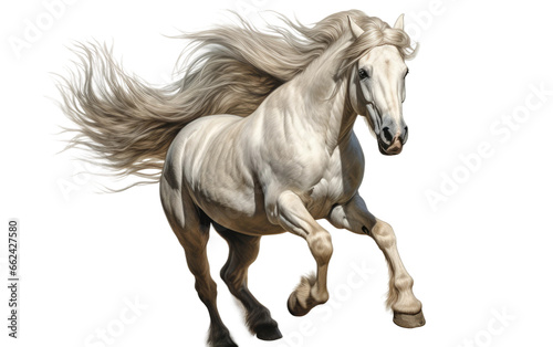 Horse Nature's Roaring To The Bad Community on a Clear Surface or PNG Transparent Background.