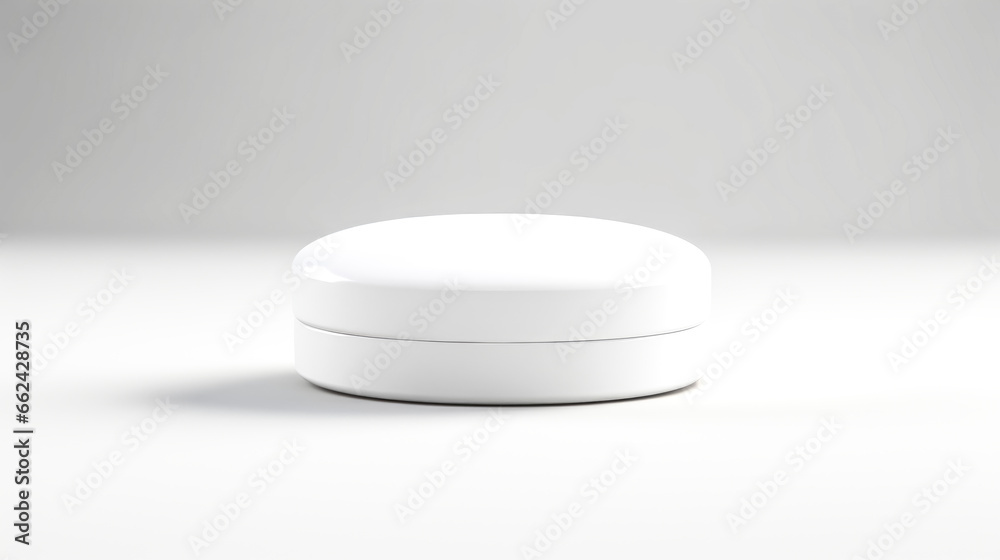 A round white prescription pill rests on a dark background, ready to be taken by someone in need of medical assistance. A round white prescription pill rests on a dark background, ready to be taken by someone in need of medical assistance.