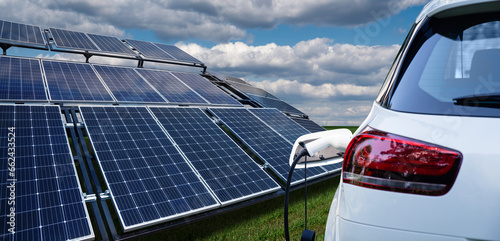 Mobile solar energy power station. Renewable energy and sustainable development