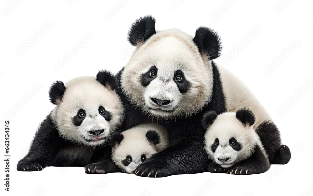 Panda Running Wild with Love on a Clear Surface or PNG Transparent Background. Panda Running Wild with Love on a Clear Surface or PNG Transparent Background.