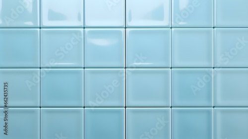 Pattern of Ceramic Tiles in light blue Colors. Top View