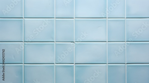 Pattern of Ceramic Tiles in light blue Colors. Top View