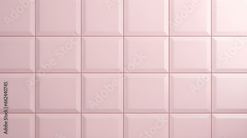 Pattern of Ceramic Tiles in light pink Colors. Top View