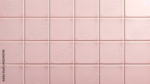 Pattern of Ceramic Tiles in light pink Colors. Top View