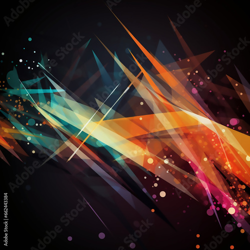 abstract background with glowing lines