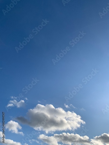 blue sky with clouds