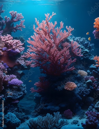coral reef and coral generative ai  © Ebad