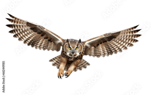Owl Safe There Life From Hunter on a Clear Surface or PNG Transparent Background.