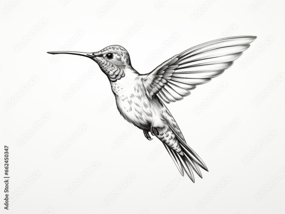 Obraz premium hummingbird in flight