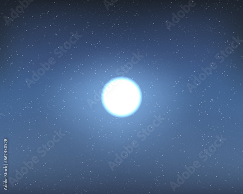 Beautiful milky way galaxy background with nebula cosmos. Stardust in deep universe and bright shining stars in universe. Vector illustration.