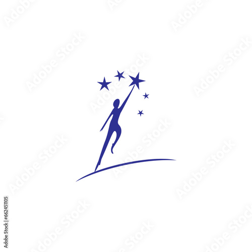 Wallpaper Mural People links star youth person Logo Design, Brand Identity, flat icon, monogram, business, editable, eps, royalty free image, corporate brand, creative  Torontodigital.ca