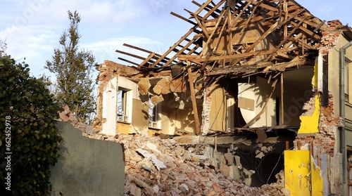 old abandoned house in the village