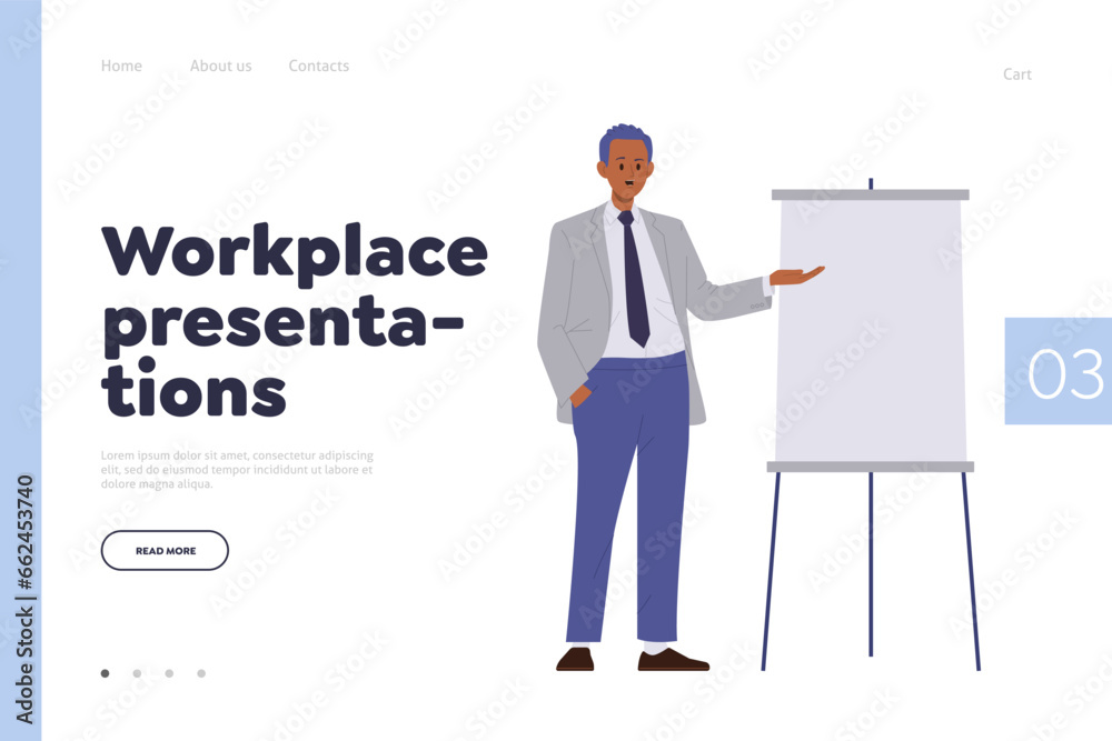 Workplace presentation landing page template business conference room website online service Workplace presentation landing page template business conference room website online service