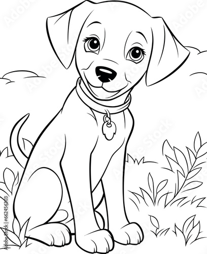 Labrador Retriever Coloring page