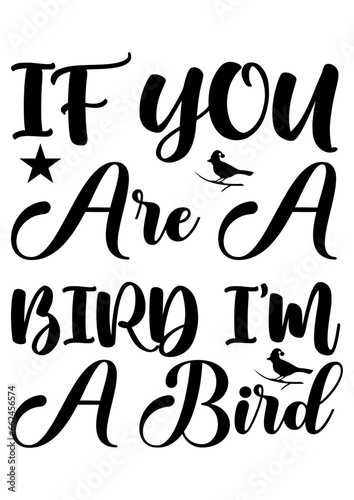 if you are a bird i'm a bird