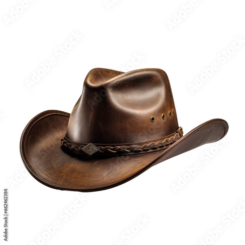 cowboy hat isolated on transparent background