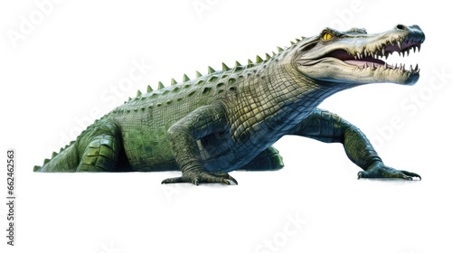 crocodile on transparent background (png)