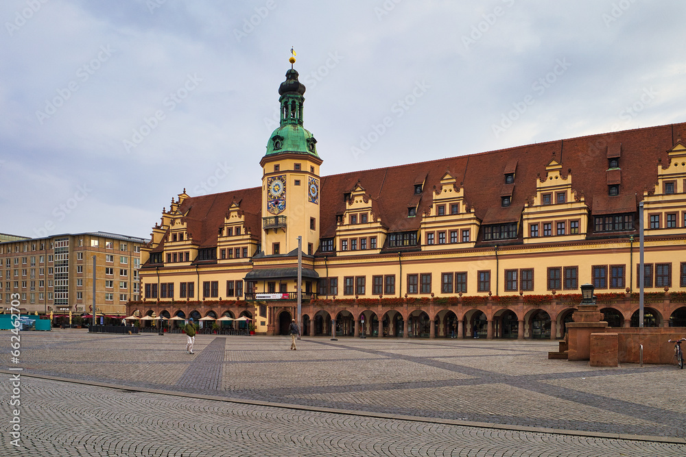 Altes Rathaus in Leipzig, Sachsen, Deutschland