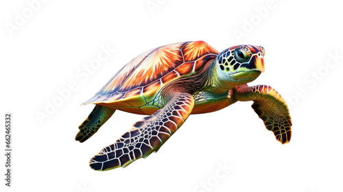 turtle on a transparent background 