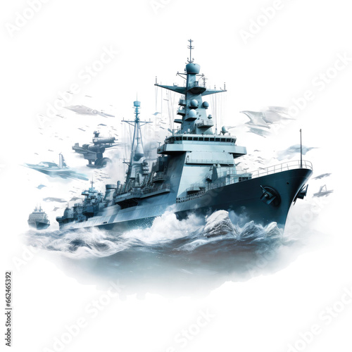 warships on a transparent background © Dynamo