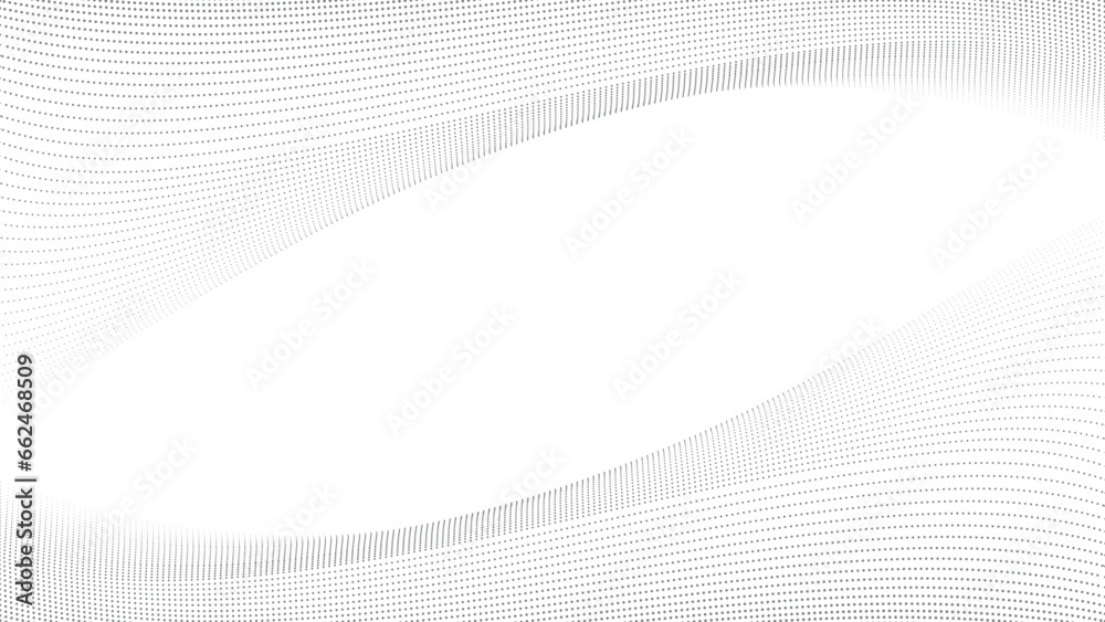 Abstract geometric technology background. Dotted curve or wave. Abstract geometric technology background. Dotted curve or wave.