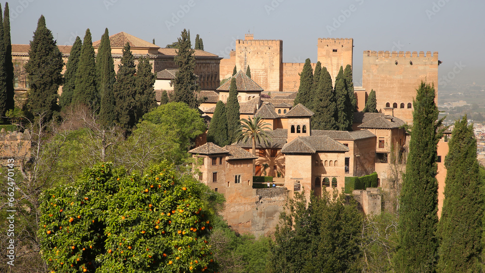 Palacios Nazaríes, La Alhambra, Granada, Andalucía, España