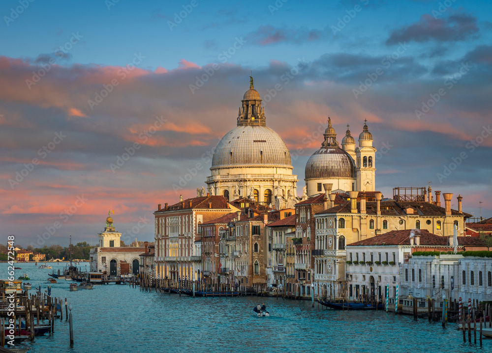 Basilica on the Grand Canal in Venice, Italy