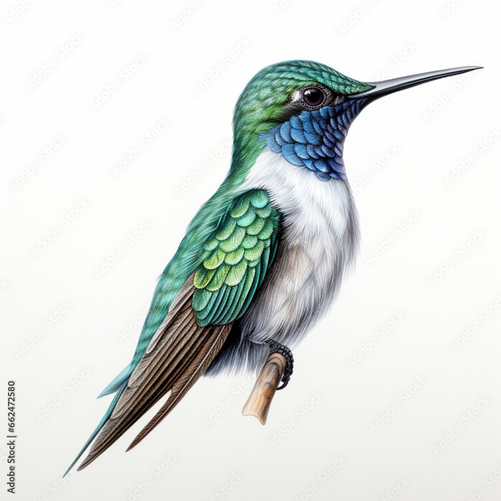 Fototapeta premium humming-bird portrait