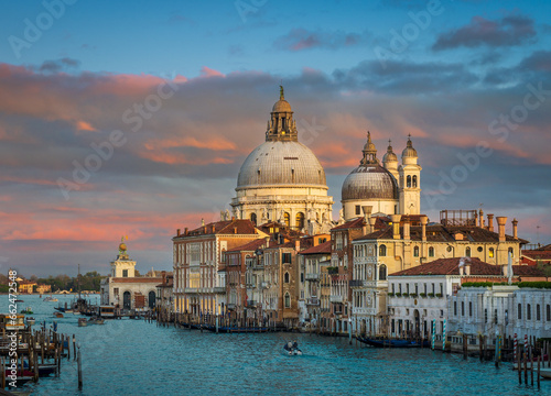 Basilica on the Grand Canal in Venice, Italy