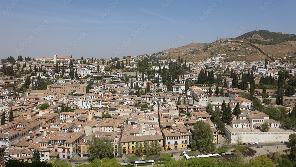 Panorámica desde la Alhambra, Granada, España