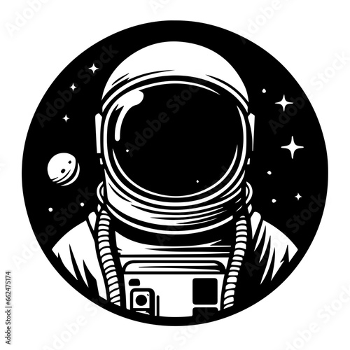  Astronaut Cosmic Explorer Vector Design