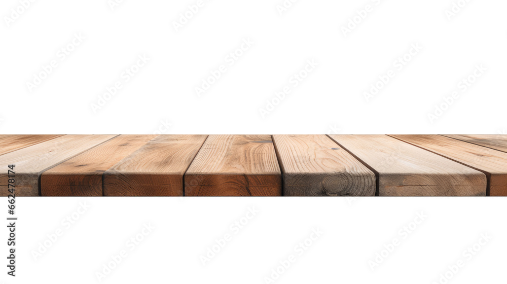 Empty wooden table clipart for design for display product isolated on transparent background. Empty wooden table clipart for design for display product isolated on transparent background.