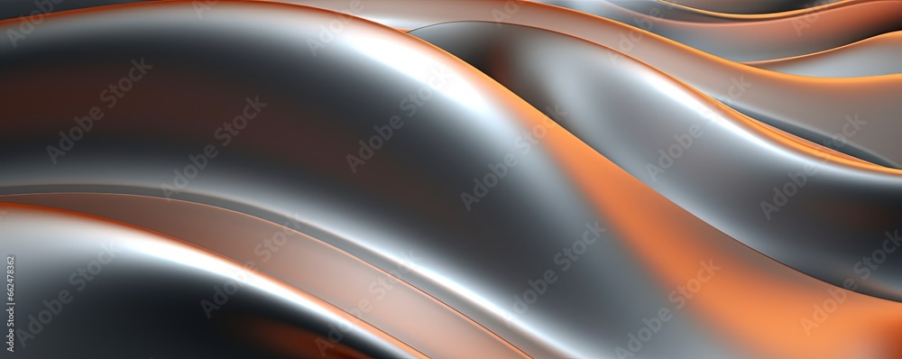 Naklejka premium abstract background of metal texture surface, Generative