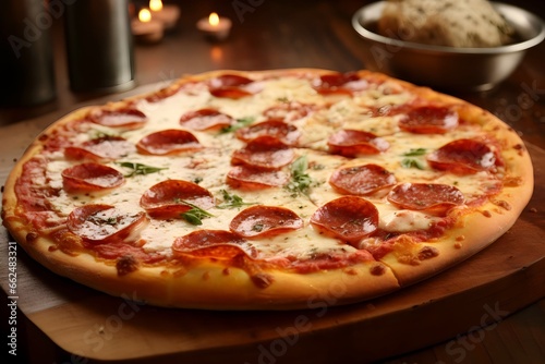 Cheesy Pepperoni Pizza