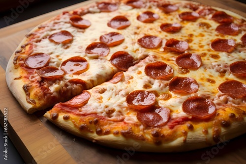 Cheesy Pepperoni Pizza