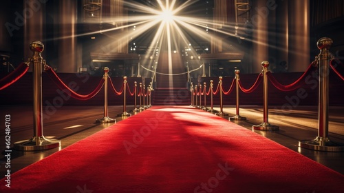 red carpet luxury on gala premier or top artist show with gold chain	
