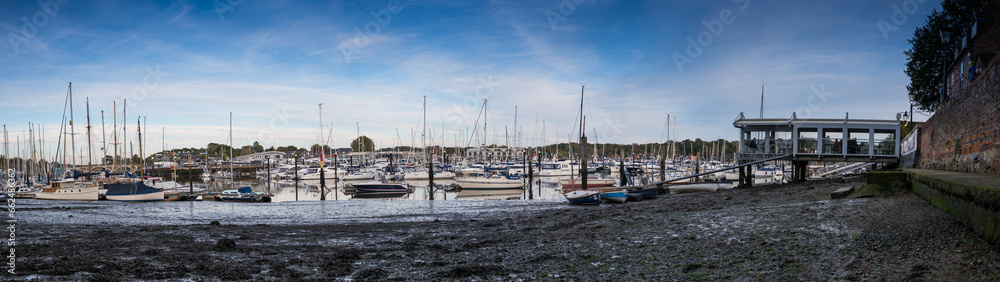 Panoramic Burseldone and Swanmick Marina, Southampton, Hampshire