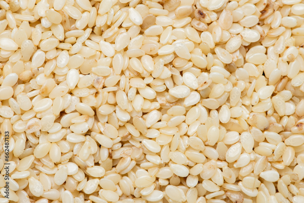 Macro photography of white sesame. Macro photography of white sesame.