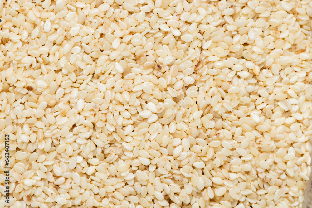 Macro photography of white sesame. Macro photography of white sesame.