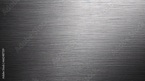 Metal background or texture of brushed steel plate with reflections Iron plate.