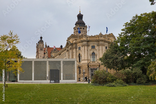 Wilhelm Leuschner Platz in Leipzig, Sachsen, Deutschland