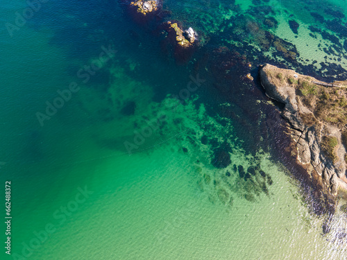 Aerial view of Black sea coast near Coral beach, Bulgaria © Stoyan Haytov