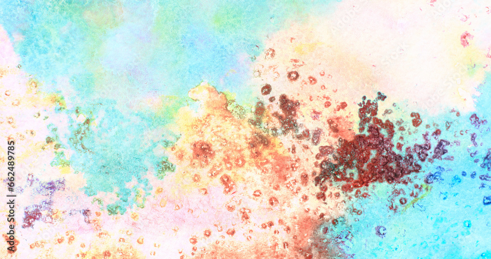 Fototapeta premium Abstract design watercolor picture painting illustration background