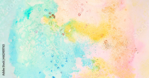 Abstract design watercolor picture painting illustration background © Yuriy