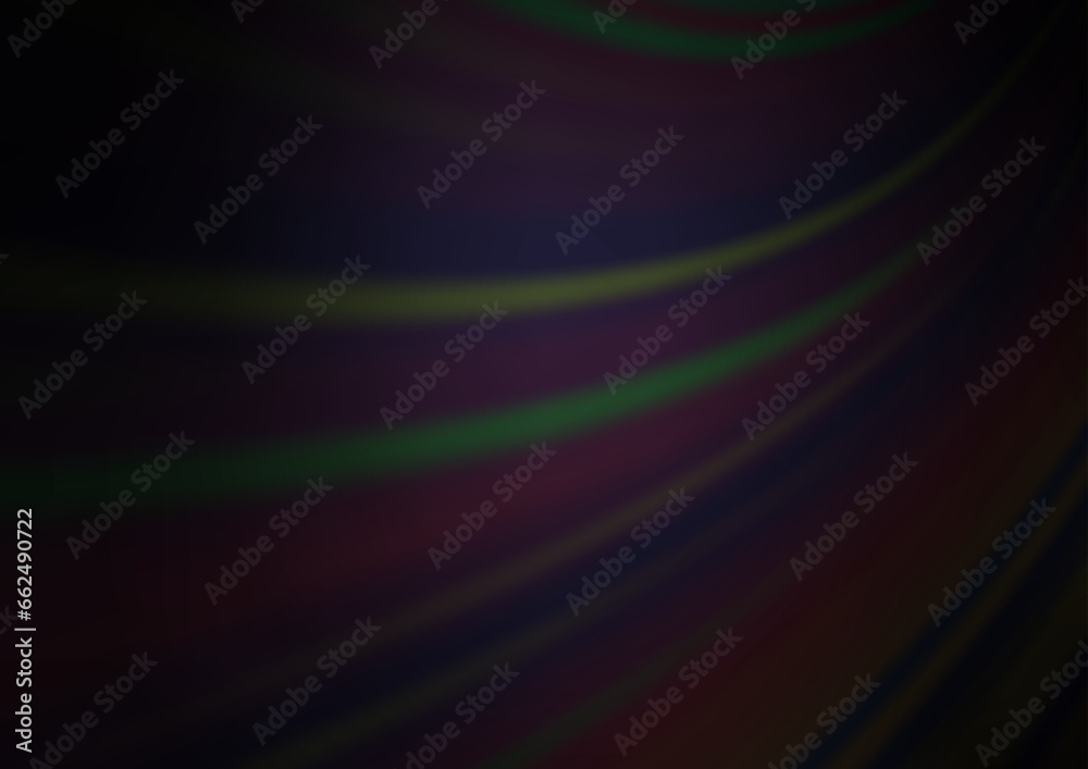 Fototapeta premium Dark Silver, Gray vector blurred bright background.