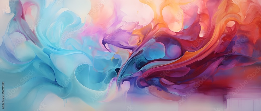 Abstract art, watercolour effect Abstract art, watercolour effect