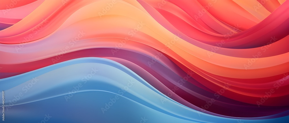 abstract colorful background with waves